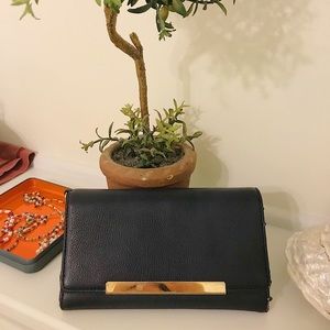 NAVY BLUE FAUX LEATHER WALLET🦋